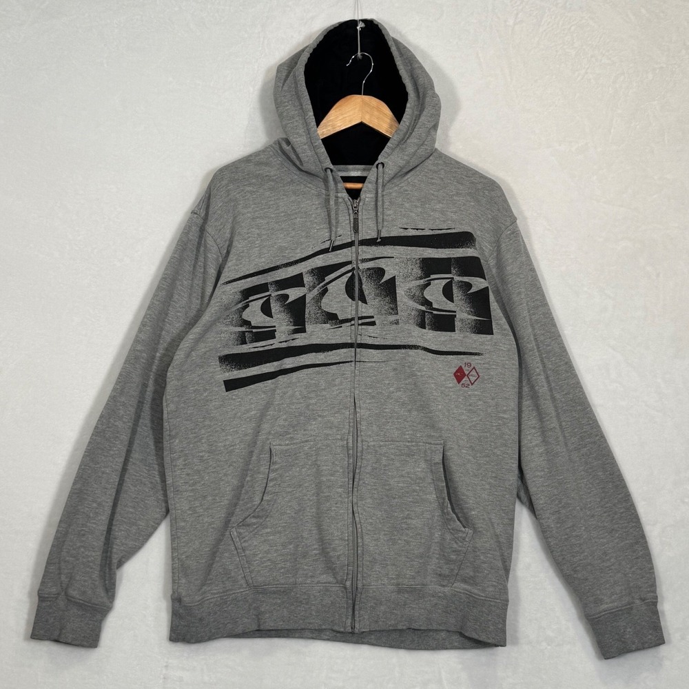 O'Neill Gray Full Zip Graphic Hoodie XL